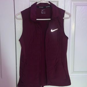 Nike Women’s Running Vest Burgundy- Size XS